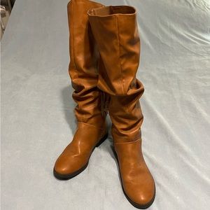 Knee Hi Brown Boots